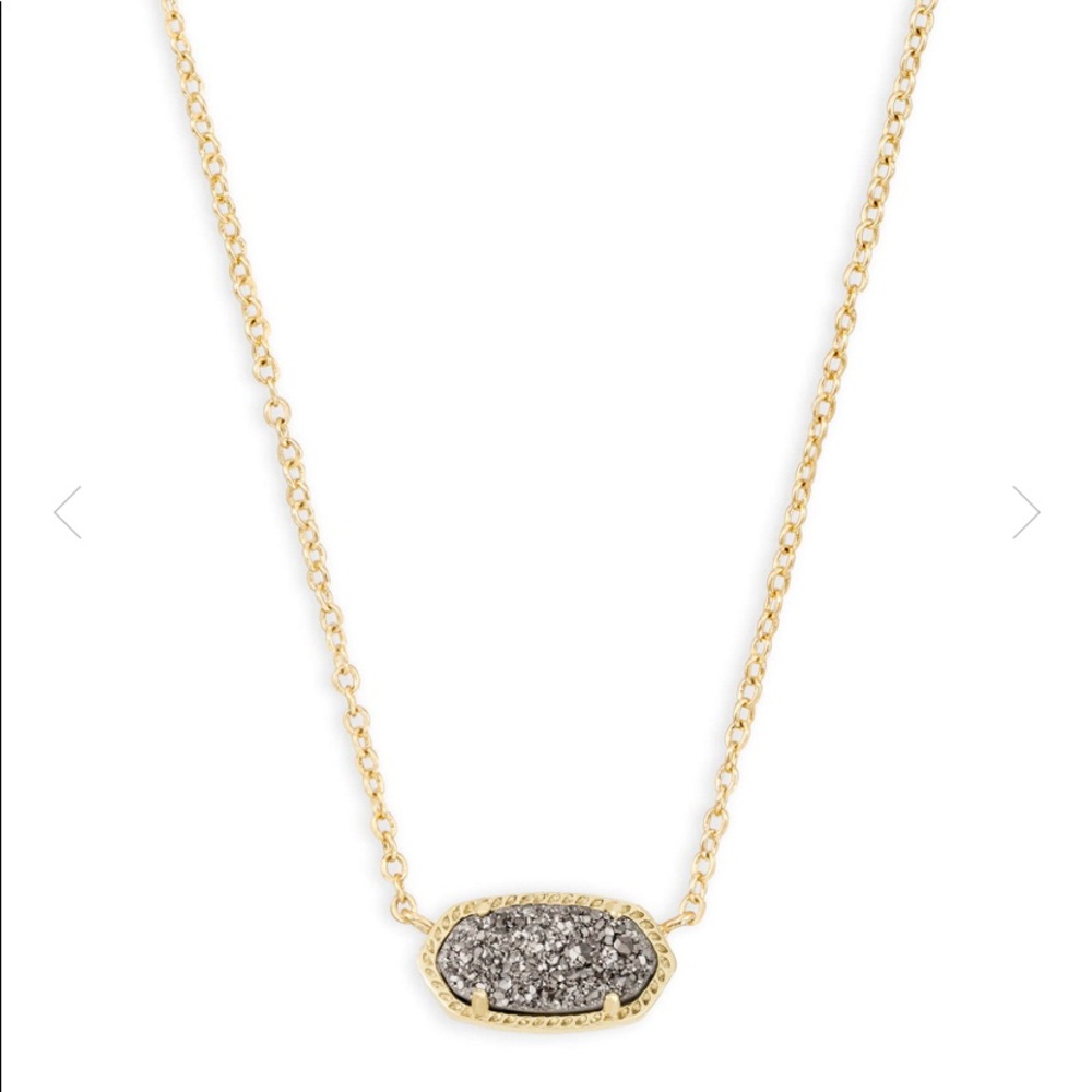 2 Like New Kendra Scott Elisa Gold Necklaces 💕 - Picture 2 of 4